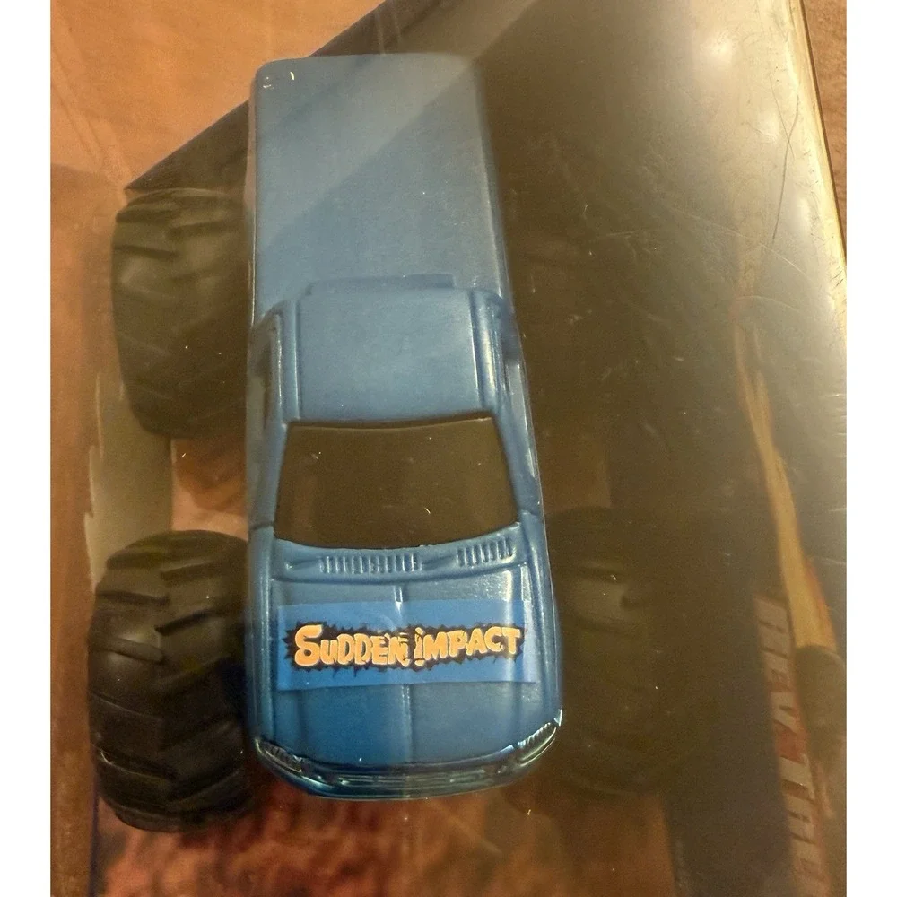VTG Mattel Hot Wheels Rev Tredz Monster Jam SUDDEN IMPACT‎ Truck REV N GO 2001